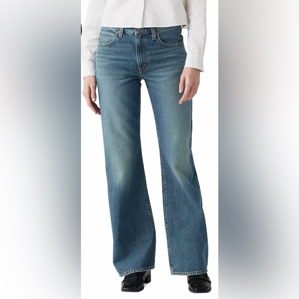 Levi's Women's 94 Baggy Boot Cut Jeans - Blue